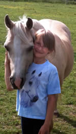 Iola with Angel