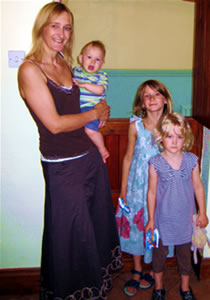 Linda Chapman and her family